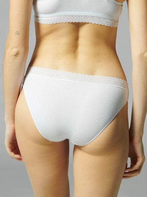 Eugenie slip, bianco