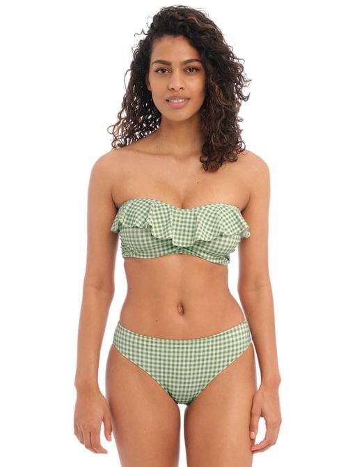 Check In  slip a vita bassa per bikini, khaki FREYA SWIM