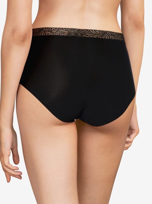 SoftStretch con pizzo coulotte taglia unica, nero