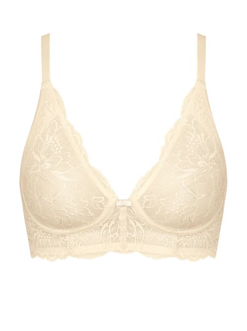 Amourette Charm N03, reggiseno bralette senza ferretto, creamy dream