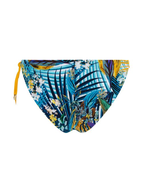Evasion Jungle bikini bottoms with laces, jungle aqua