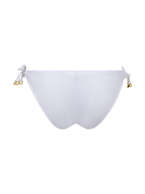 Chic Audace  bikini bottoms with laces, white LISE CHARMEL