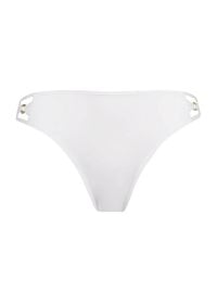 Chic Audace slip a vita alta per bikini, bianco