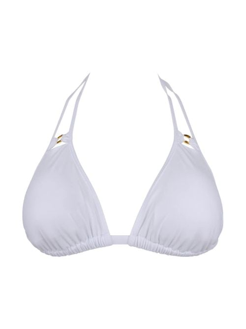 Chic Audace triangolo senza ferretto per bikini, bianco
