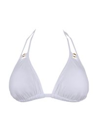 Chic Audace bikini triangle bra, white