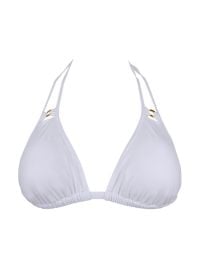 Chic Audace triangolo senza ferretto per bikini, bianco