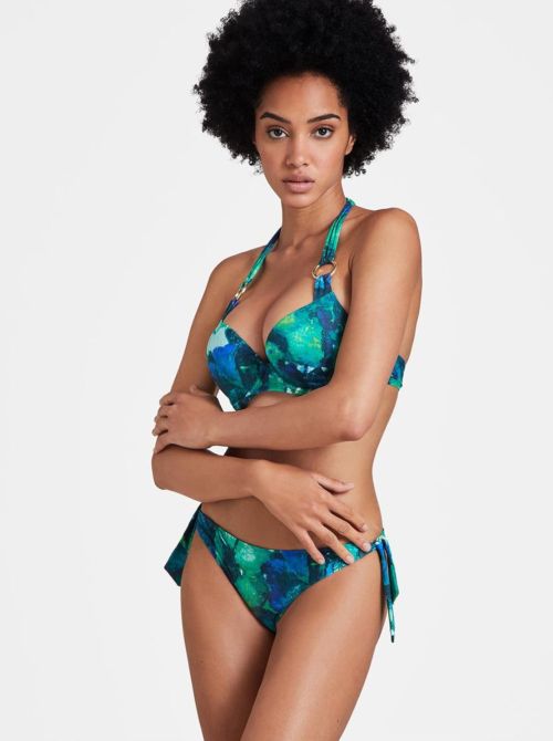 Deep Green Sea slip brasiliano per bikini AUBADE BEACHWEAR