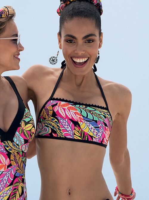 Frida top bikini senza ferretto, frida color ANTIGEL