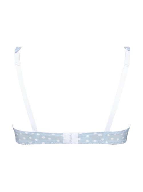 Pois Sixties reggiseno a balconcino, bleu sterling ANTIGEL