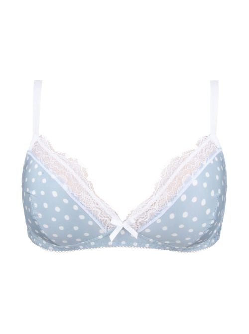 Pois Sixties reggiseno senza ferretto, bleu sterling