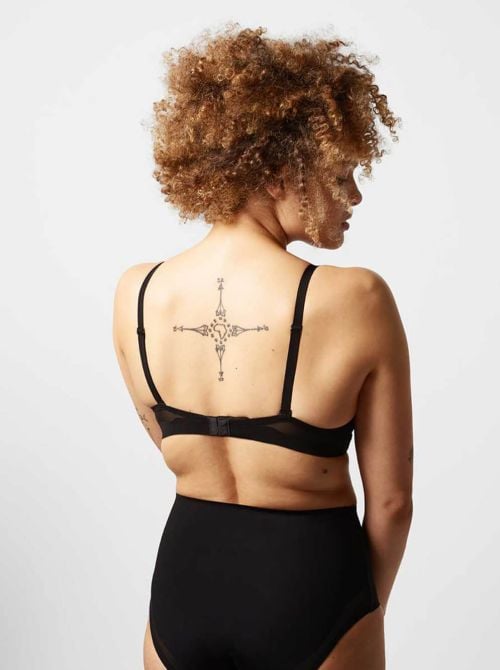 Pure Light Reggiseno triangolo senza ferretto, nero
