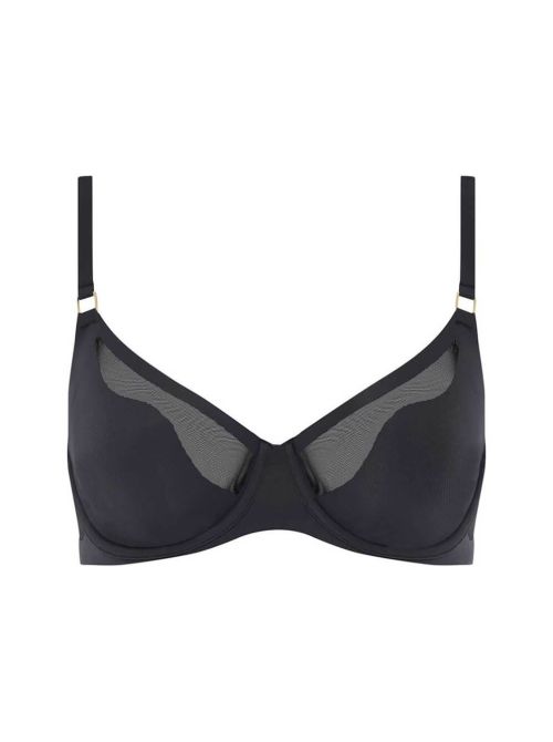 Pure Light Reggiseno avvolgente con ferretto, nero