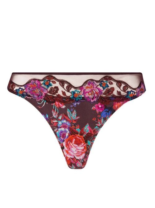 Aveu en Fleurs thong