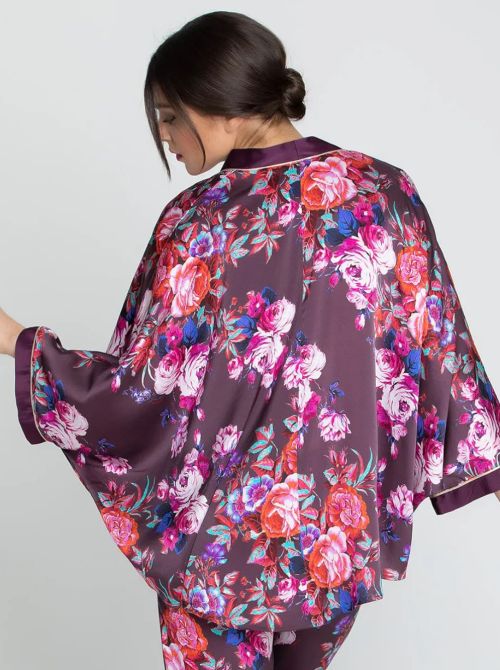 Aveu en Fleurs kimono in seta