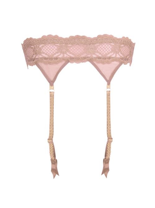 Sublime en Dentelle garter belt, nude