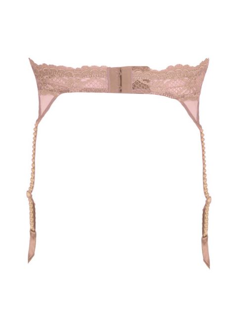 Sublime en Dentelle garter belt, nude