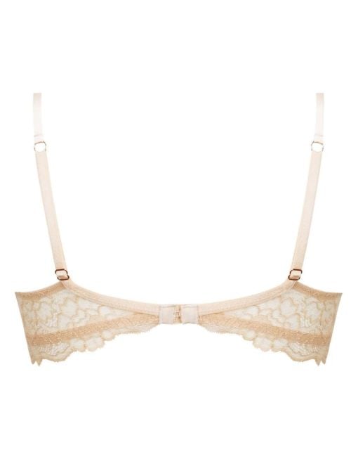 Sublime en Dentelle coque bra, nude