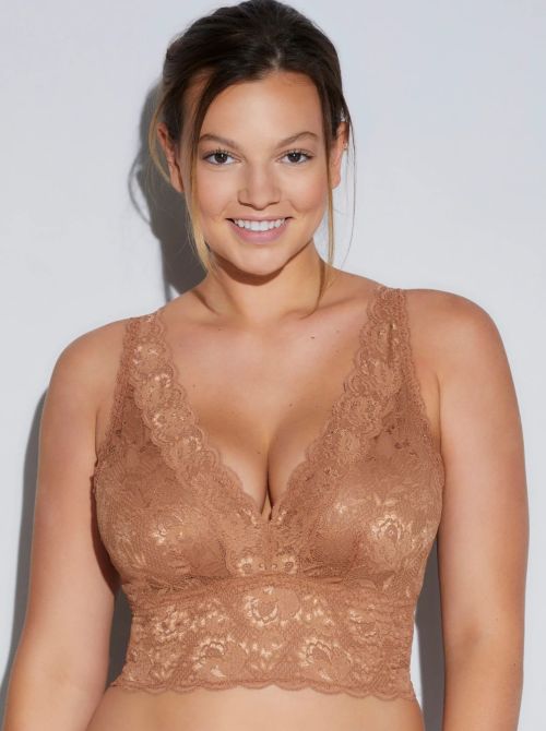 Never say never - Curvy Plungie bralette without underwire, tre color