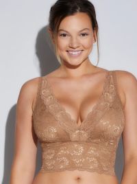 Never say never - Curvy Plungie bralette without underwire, quattro color