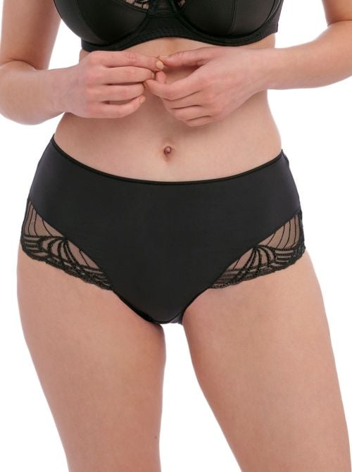 Adelle highwaisted briefs, black