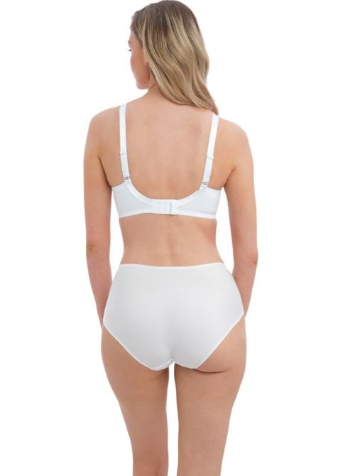 Adelle slip a vita alta, bianco