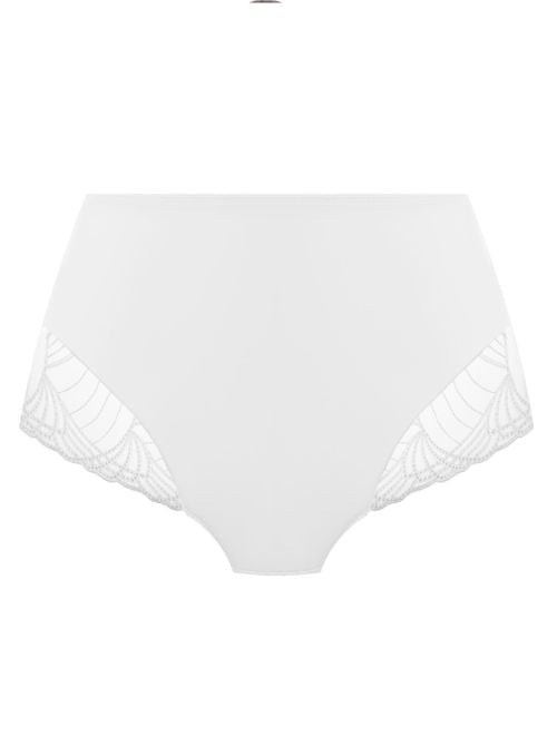Adelle slip a vita alta, bianco