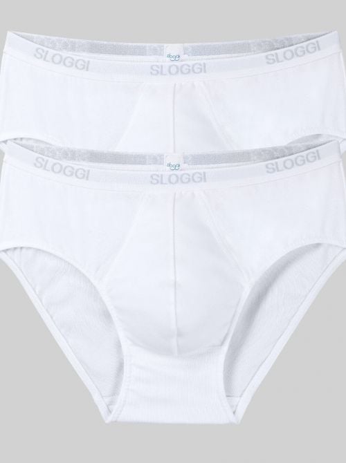 Sloggi Men Basic MIDI 2 pieces, white SLOGGI