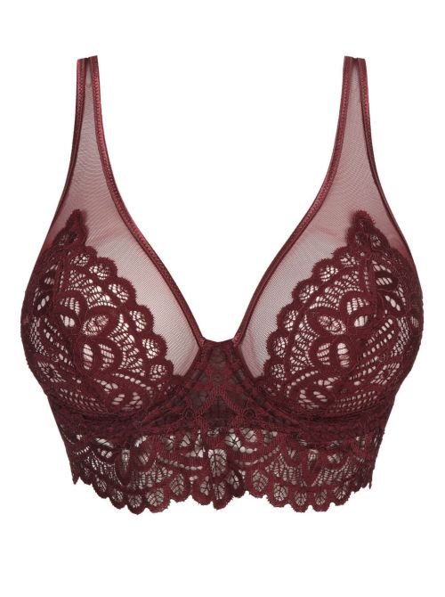 First Night Bralette con ferretto, merlot