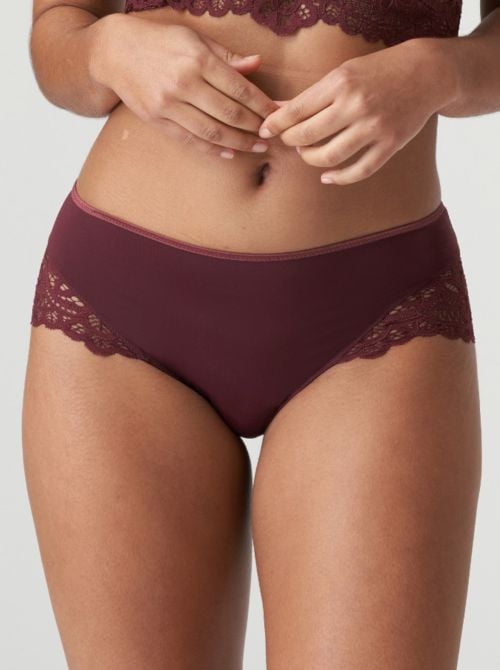 First Night hotpants, merlot