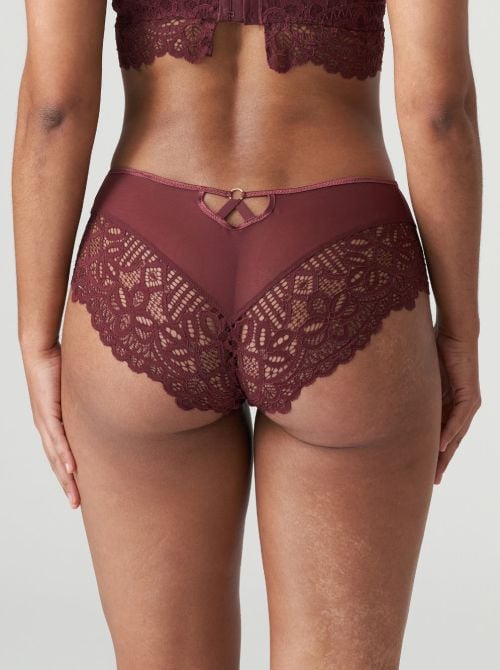 First Night hotpants, merlot