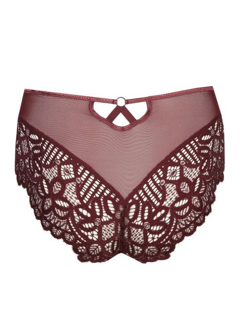 First Night hotpants, merlot