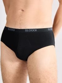 Sloggi Men Basic MIDI 2 Slip, nero