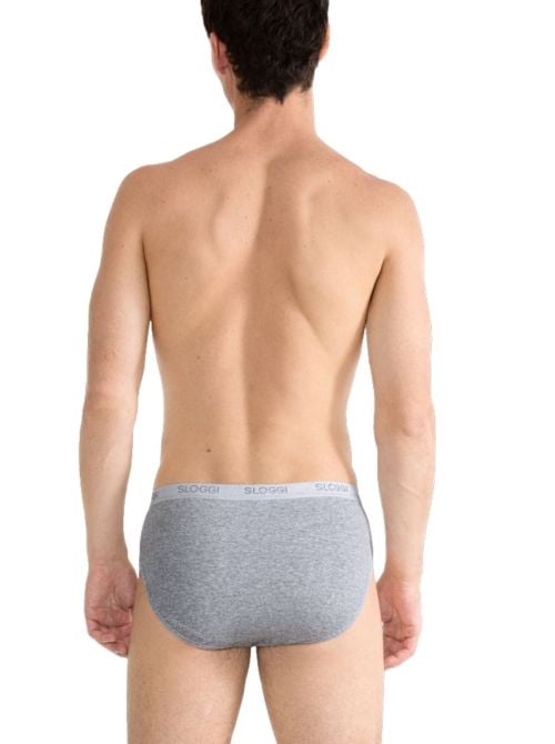Sloggi Men Basic MIDI 2 pieces, grey
