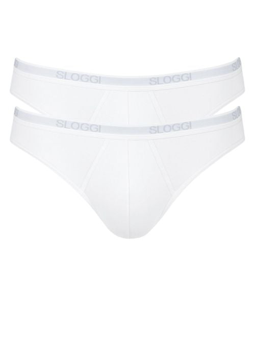 Sloggi Men Basic MINI 2 Slip, bianco