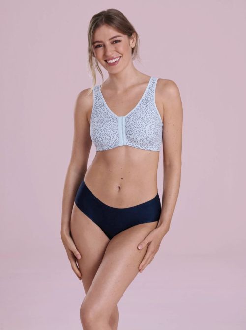 Hazel reggiseno in Cotone per protesi con chiusura anteriore, azzurro pastello ANITA CARE