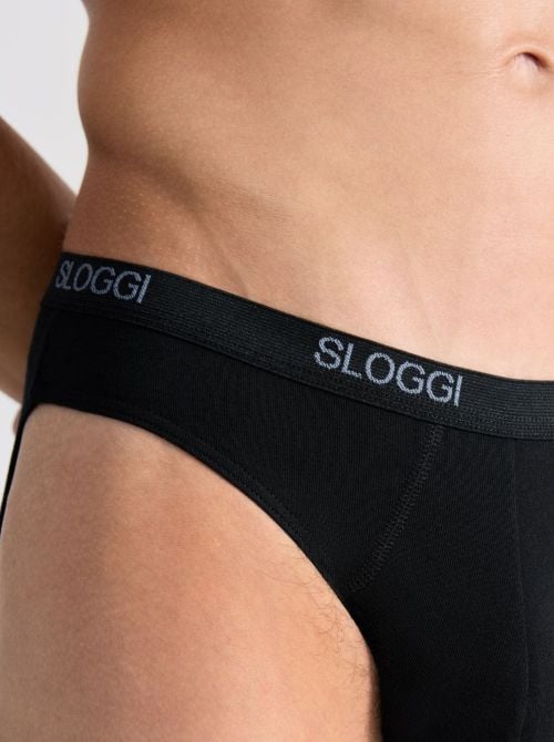 Sloggi Men Basic MINI 2 Slip, nero