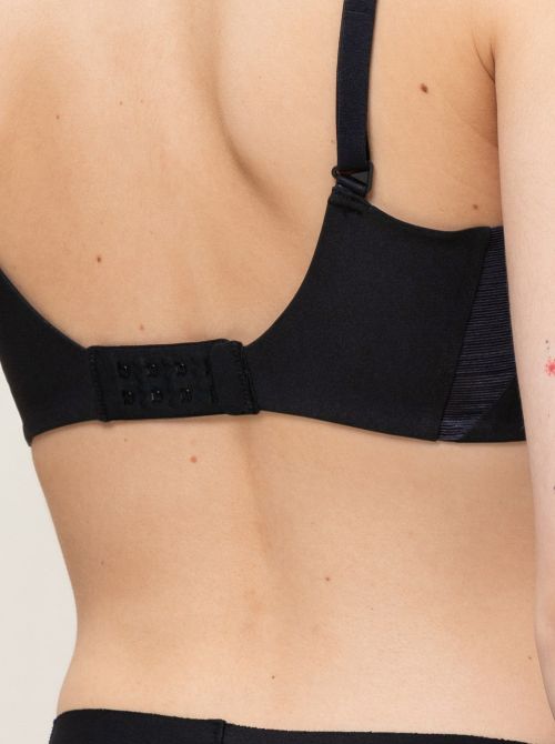 Flex Smart P non-wired bra with padding, black