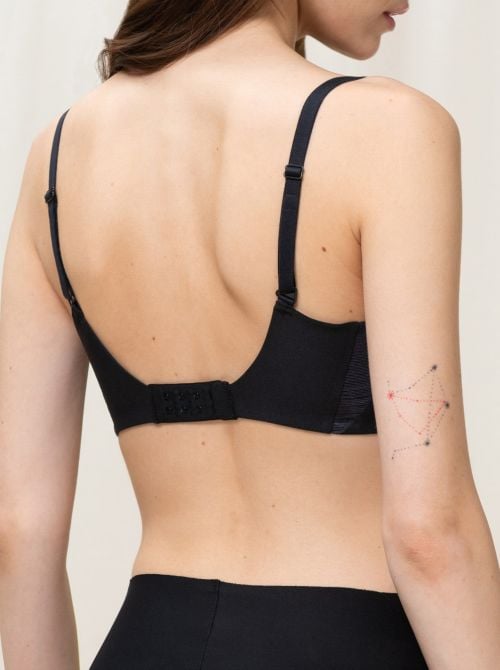 Flex Smart P reggiseno senza ferretto con imbottitura, nero