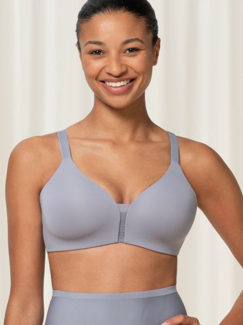 Flex Smart P non-wired bra with padding, grey TRIUMPH