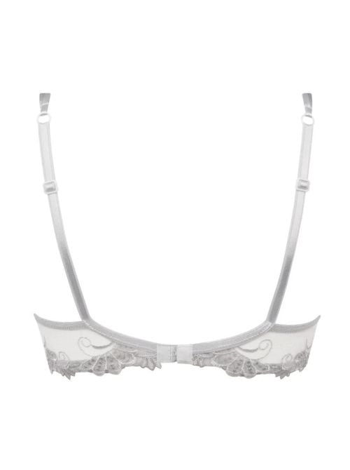 Dressing Floral reggiseno a balconcino, argento