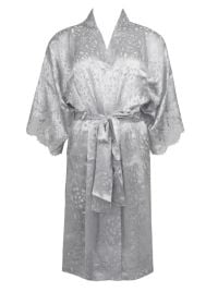 Dressing Floral dressing gown, argent