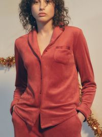 Velour Mix & Match giacca pigiama / tuta donna