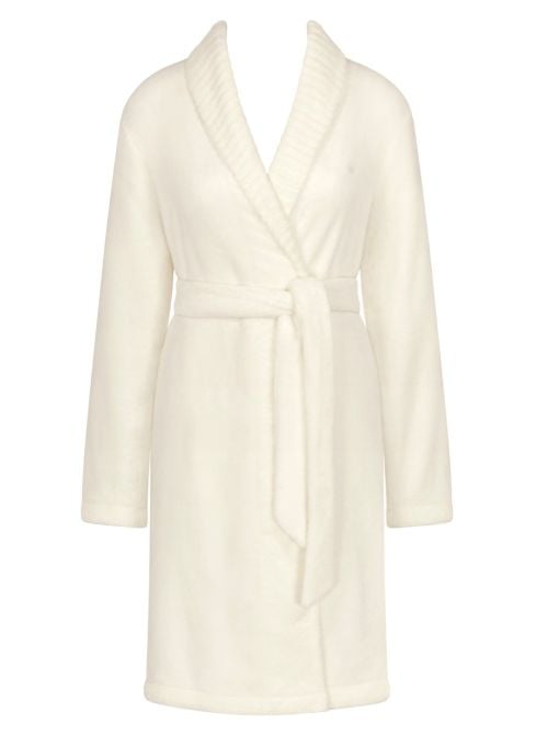 Fleece dressing gown