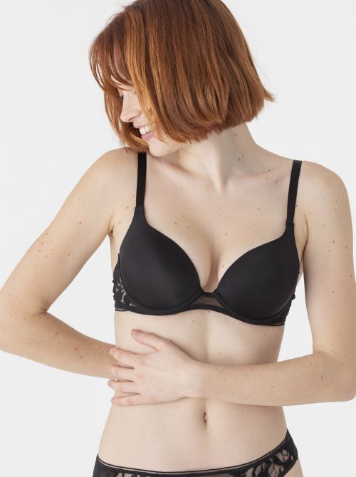Sin Reggiseno Push Up, nero MAISONLEJABY