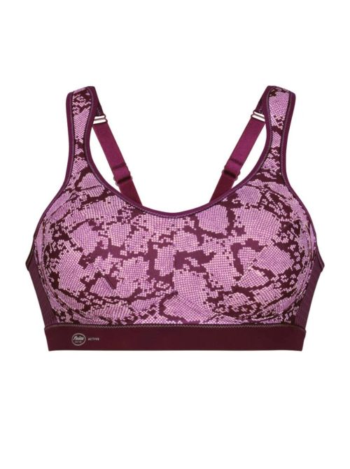 5527 reggiseno sportivo senza ferretto, rose berry
