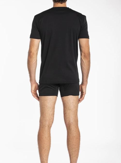 Impetus doppia maglia | Cotone Mak&ograve; premium, nero
