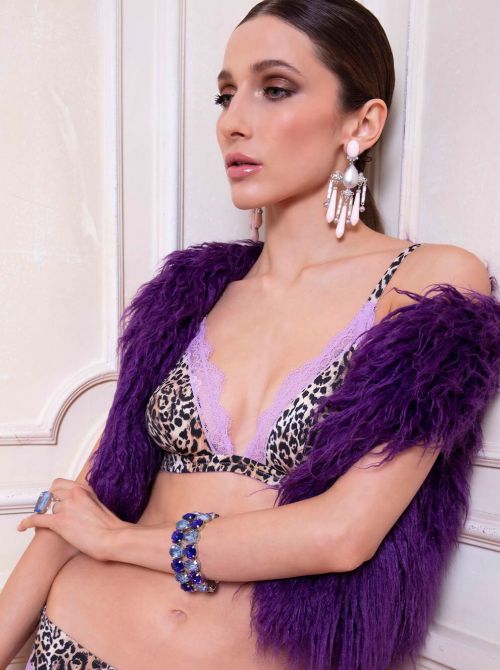 Tropical Reggiseno triangolo, animalier Valery