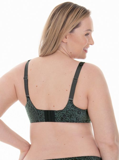 Joy-underwired bra big cups, jungle