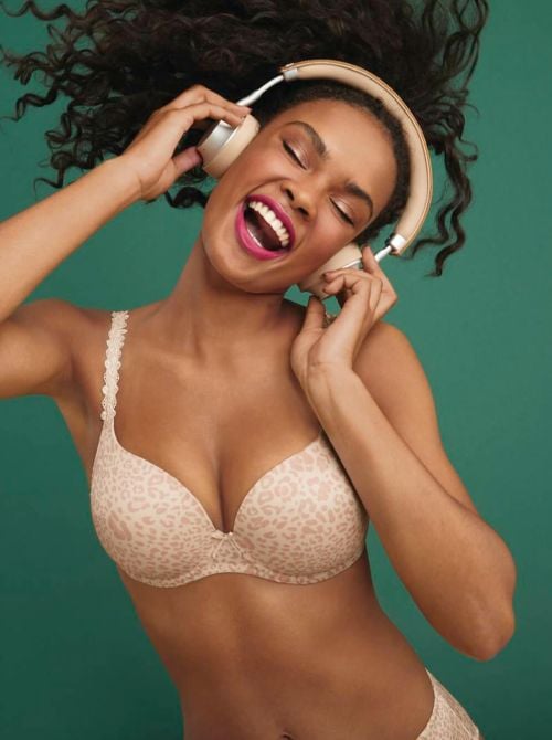 Joy-underwired bra, smart rose