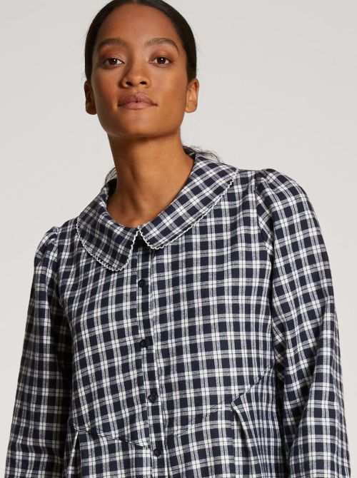 Camicia da notte provenzale in flanella CALIDA